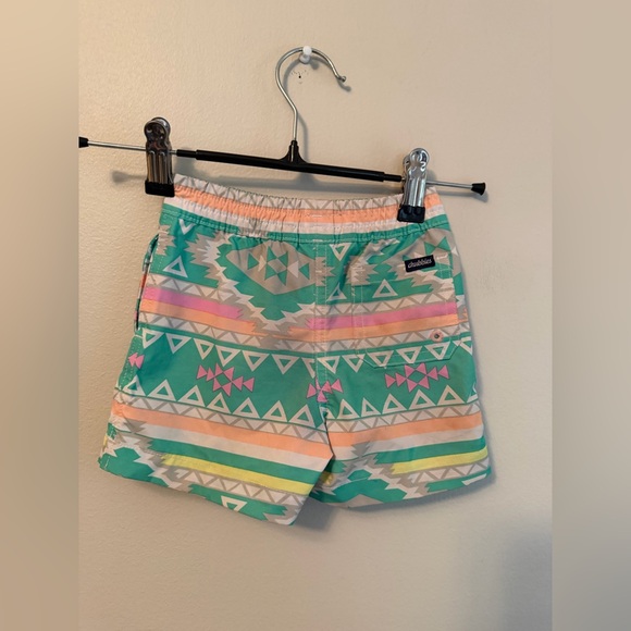 Chubbies Colorful Geometric Patterned Swim Trunks - Picture 2 of 4